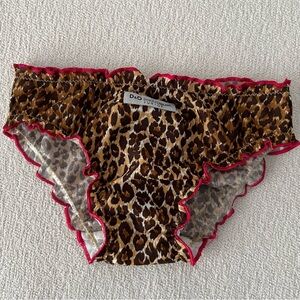 Cute D&G Junior Cheetah print baby girl bathing suit.